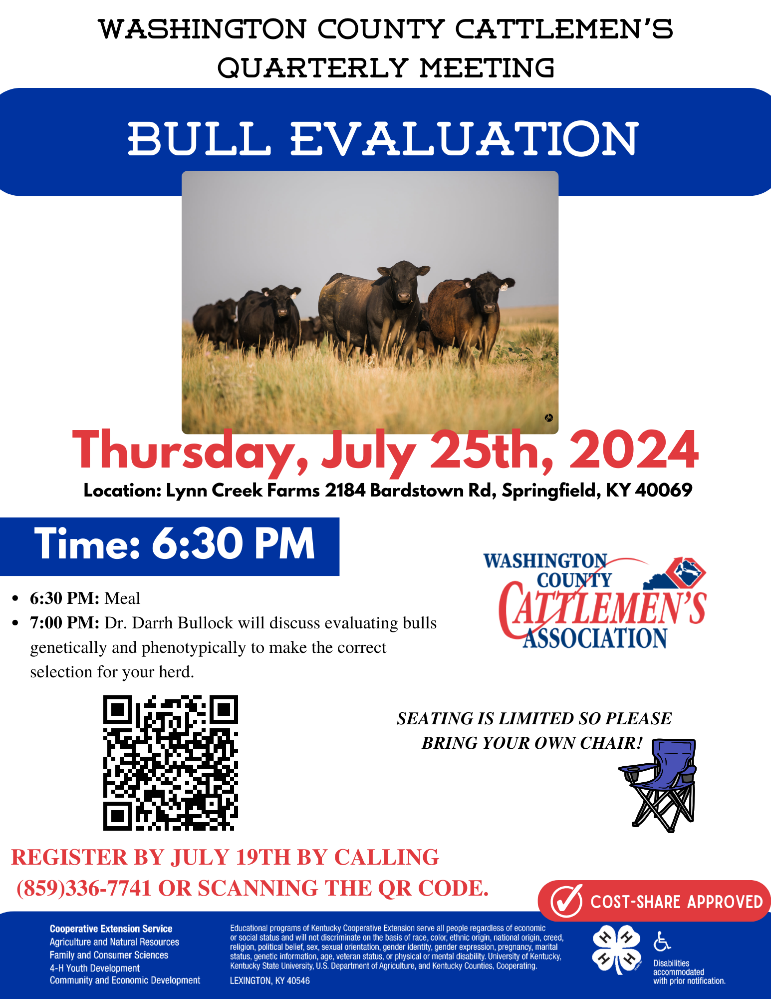 Bull Evaluation Flyer