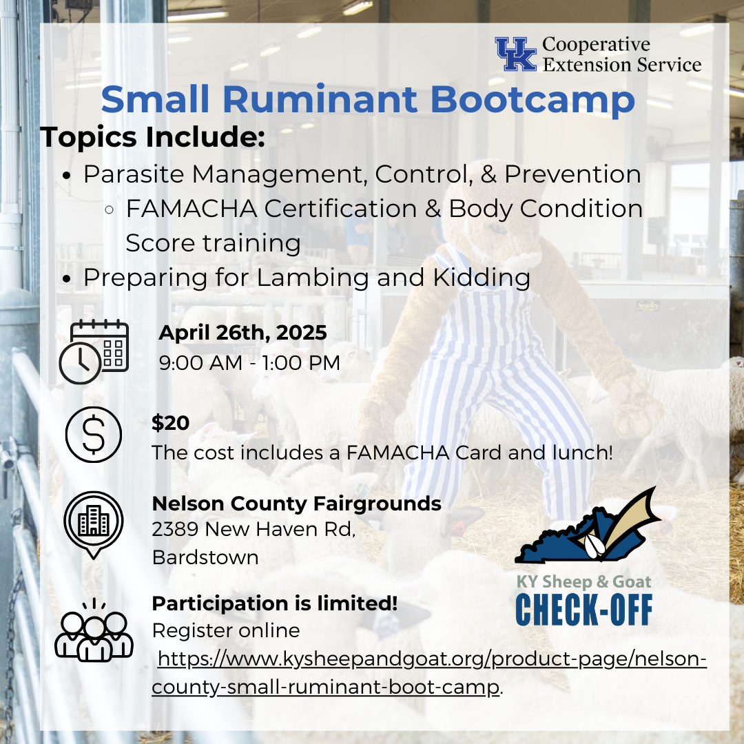 2025 Small Ruminant Bootcamp