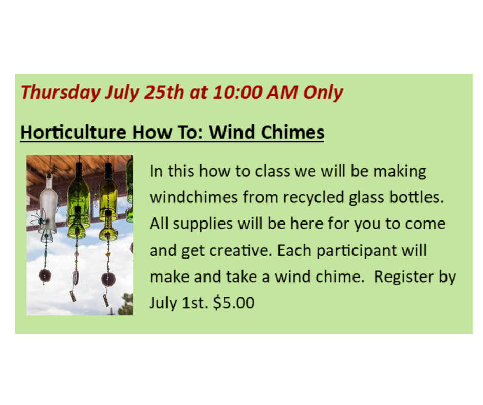 Horticulture how To: Wind Chimes