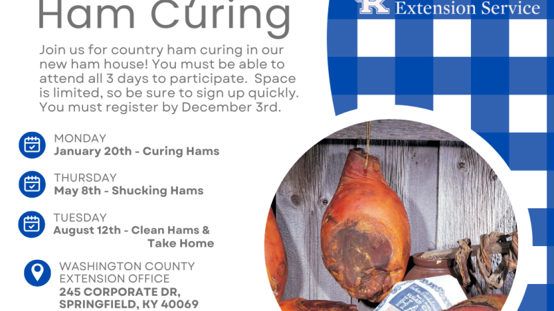 2024 ADULT Country Ham Curing Information